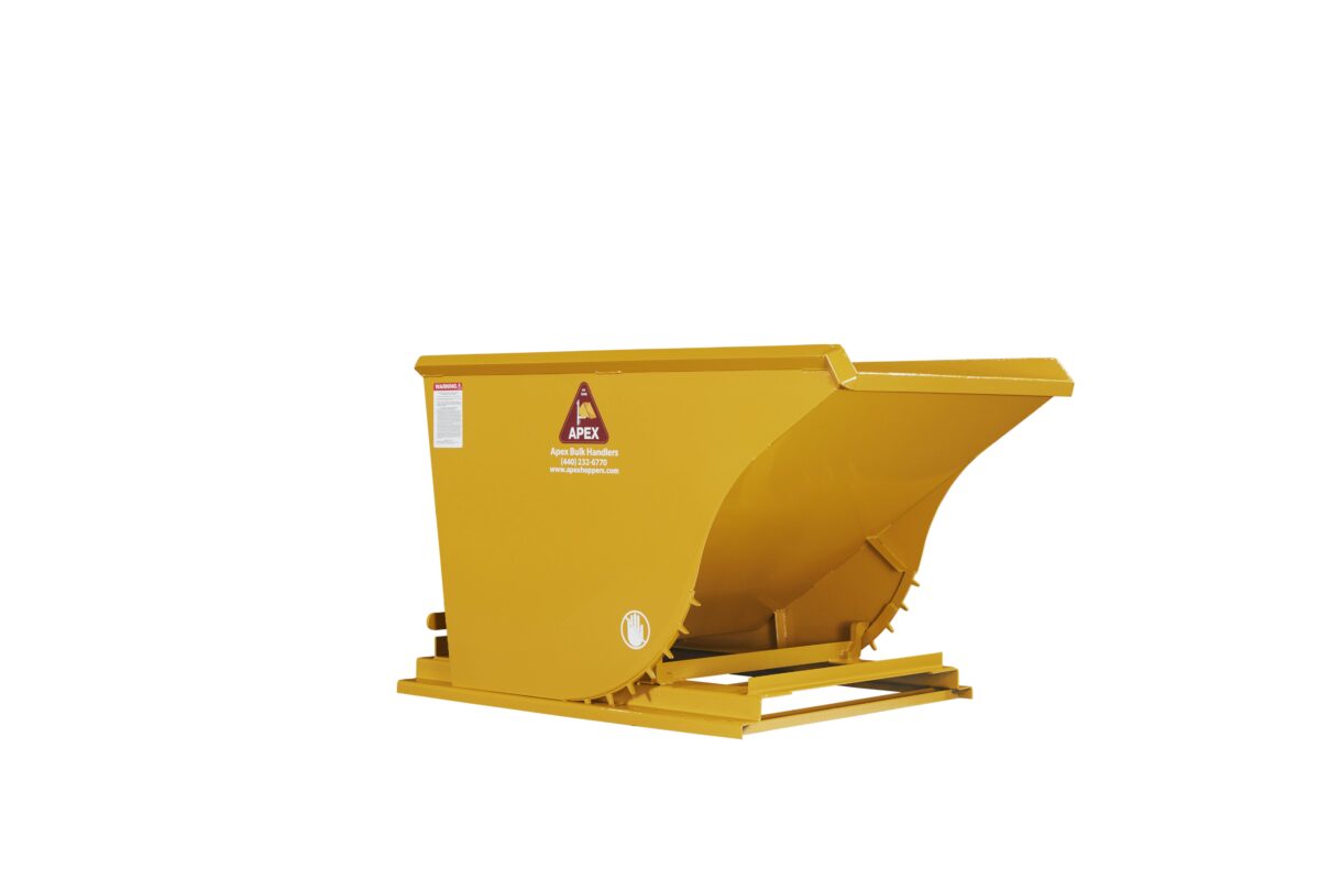 Apex self-dumping hopper
